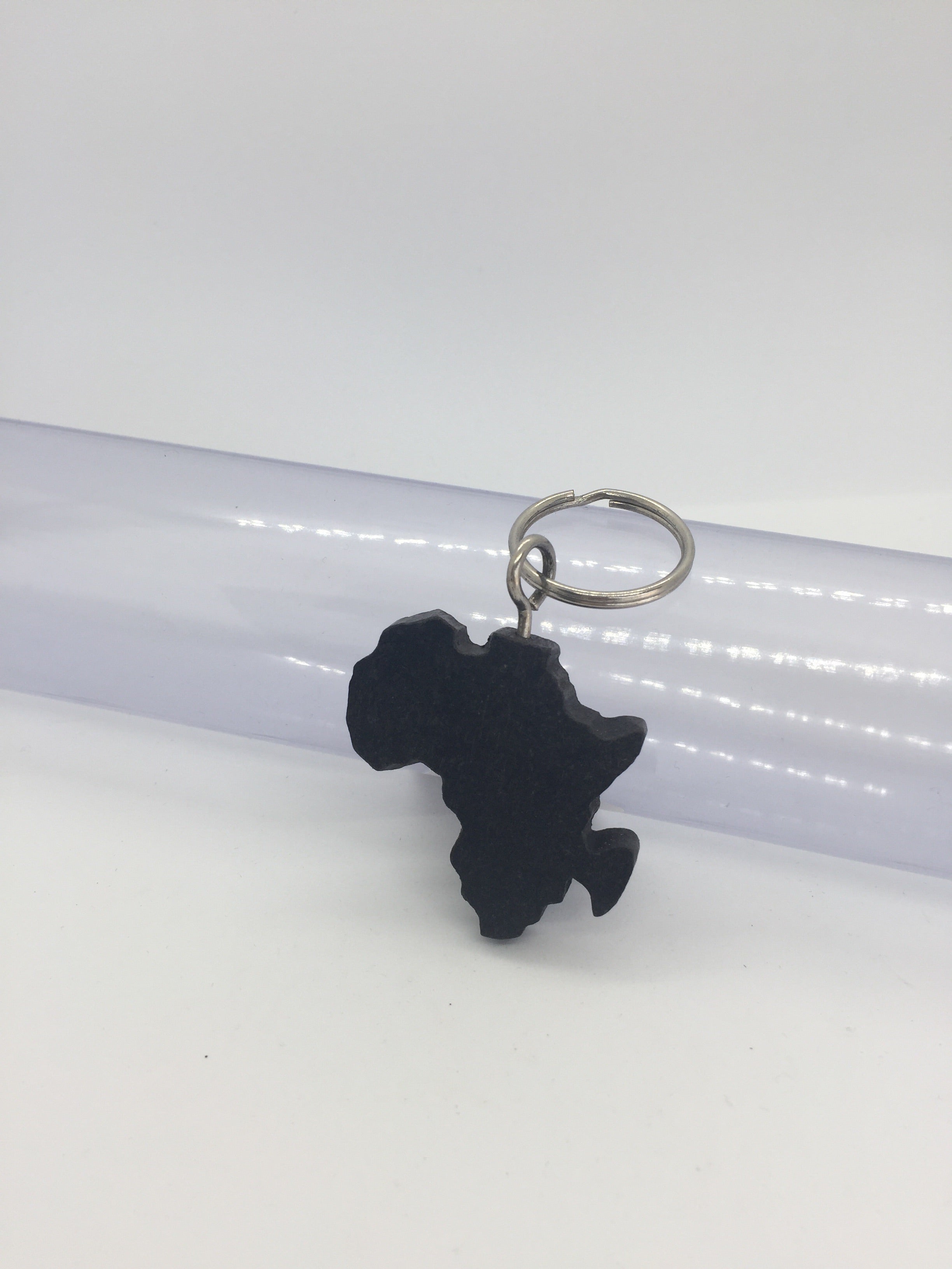 Wooded africa keychain